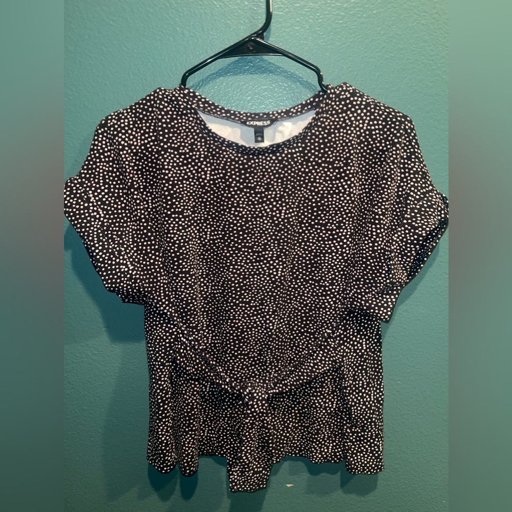 Express XS Tye front blouse